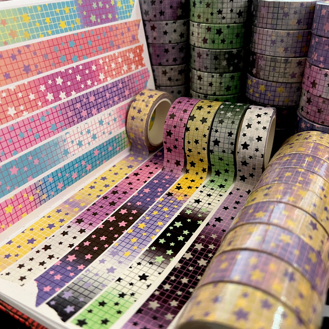 Pride Star Grid 2.0 Washi Tape 15mm