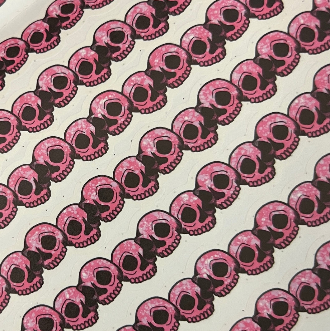 Pink Skull Washi Tape
