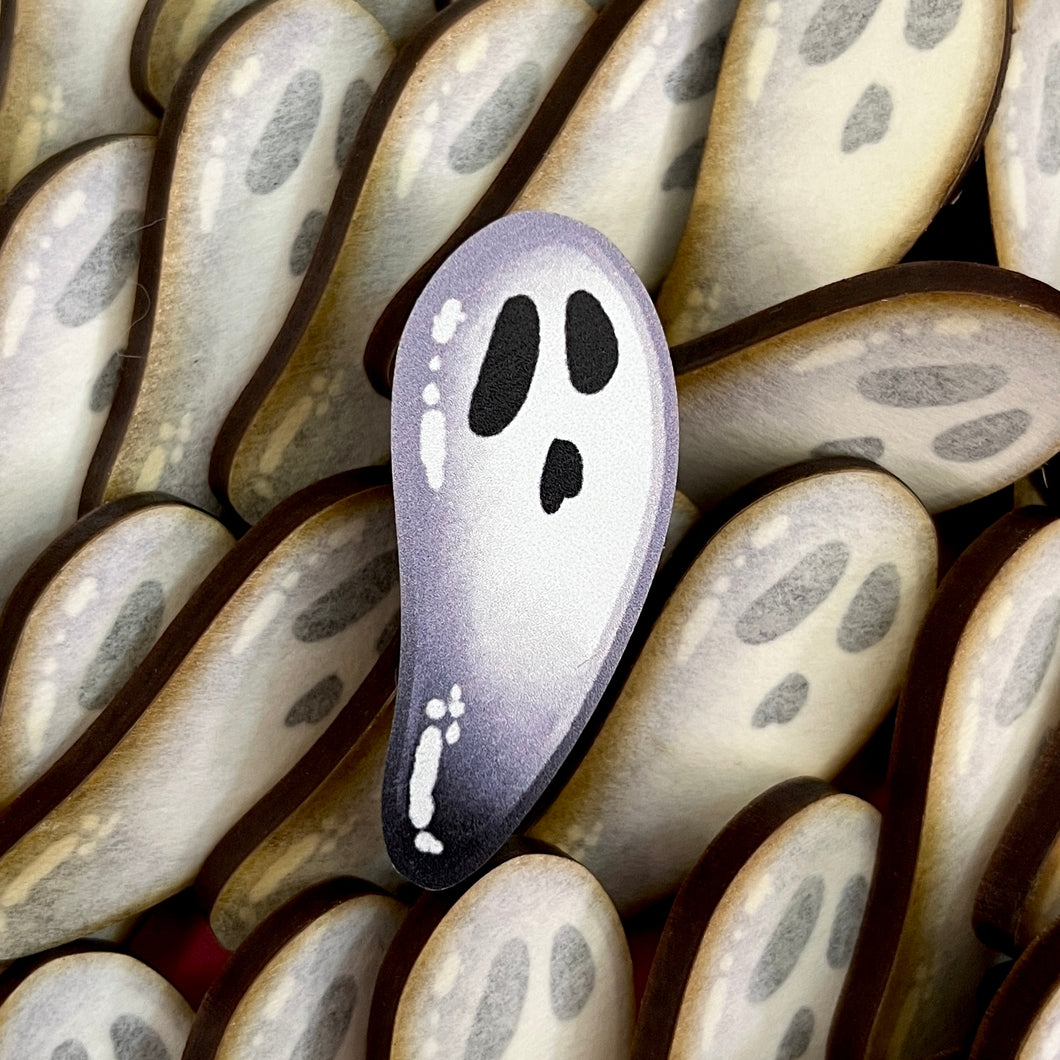 Ghostie Wooden Pin