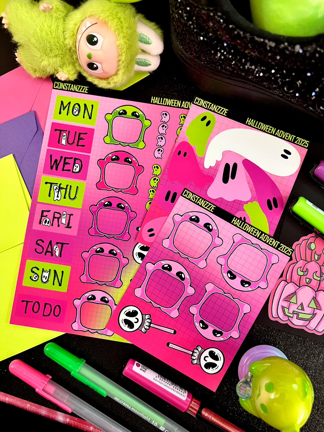 Halloween 2025 Advent Day 10 Sticker Sheets