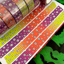 Load image into Gallery viewer, Skullie Grid Sparkle Washi Tape 15mm
