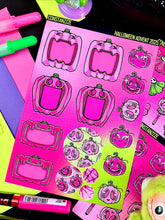 Load image into Gallery viewer, Halloween 2025 Advent Day 6 Sticker Sheets
