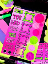 Load image into Gallery viewer, Halloween 2025 Advent Day 4 Sticker Sheets
