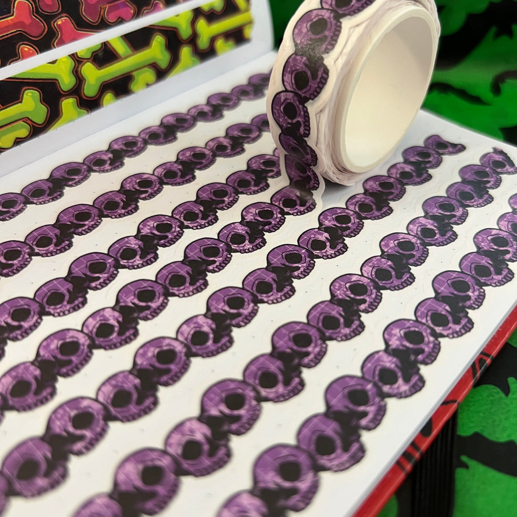 Purple Skull Washi Tape