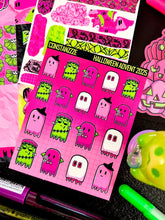 Load image into Gallery viewer, Halloween 2025 Advent Day 8 Sticker Sheets
