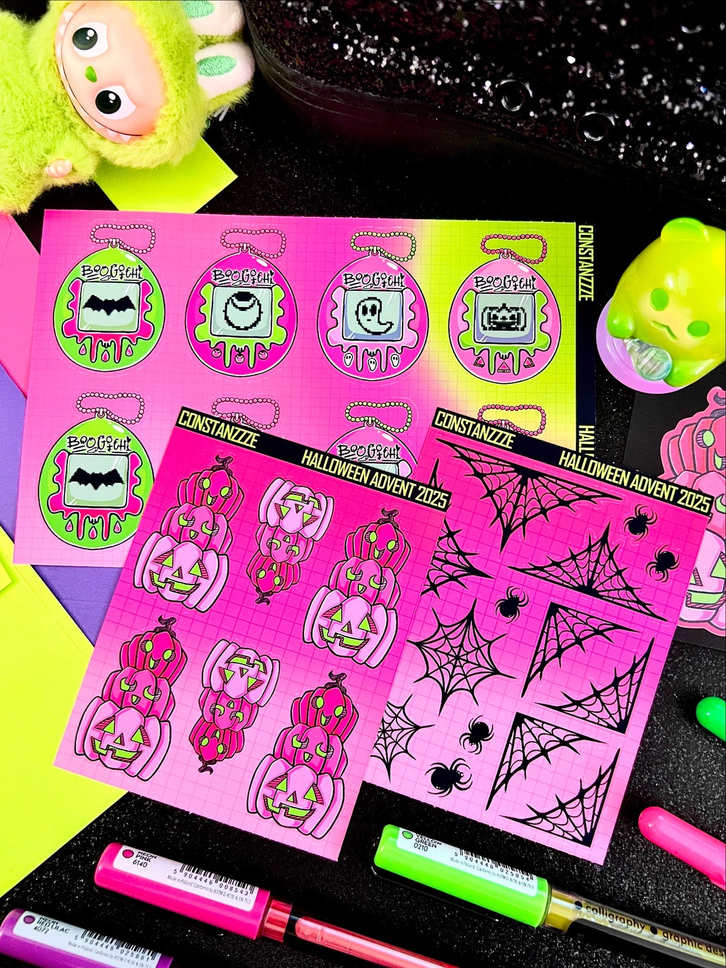 Halloween 2025 Advent Day 5 Sticker Sheets