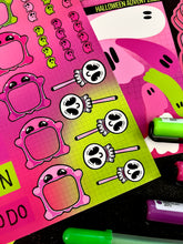 Load image into Gallery viewer, Halloween 2025 Advent Day 10 Sticker Sheets
