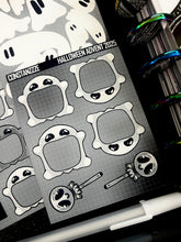 Load image into Gallery viewer, Halloween 2025 BW Advent Day 10 Sticker Sheets
