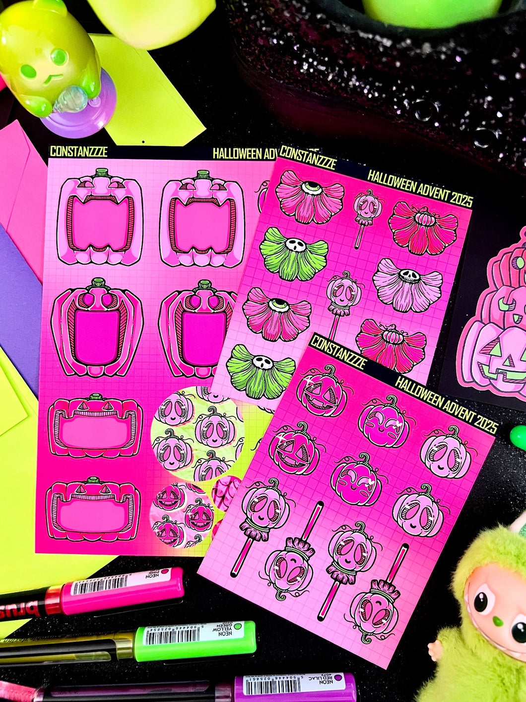 Halloween 2025 Advent Day 6 Sticker Sheets