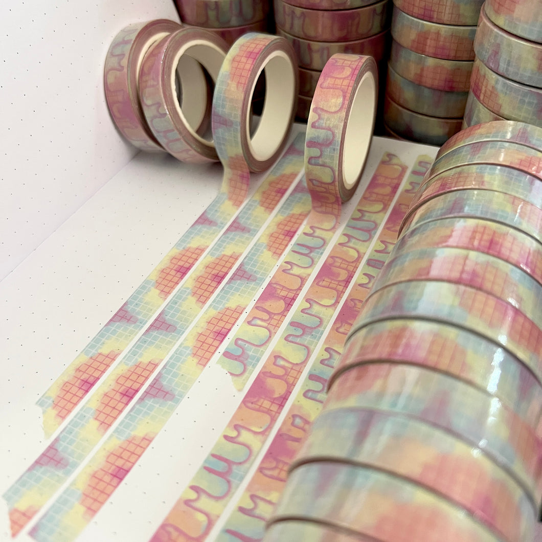 Pastel Rainbow Washi Tape 10mm