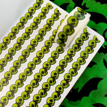 Load image into Gallery viewer, Green Skull Washi Tape
