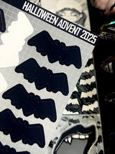 Load image into Gallery viewer, Halloween 2025 BW Advent Day 13 Sticker Sheets
