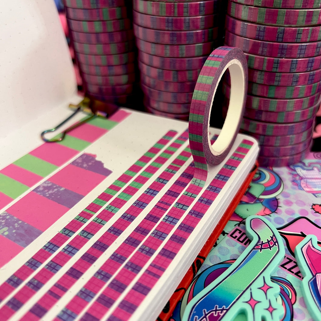 Love Zombie Striped Washi Tape 5mm