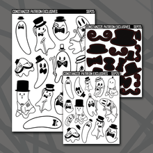 Load image into Gallery viewer, BW Dapper Boos Deco Sticker Sheets
