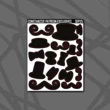 Load image into Gallery viewer, BW Dapper Boos Deco Sticker Sheets
