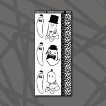 Load image into Gallery viewer, BW Dapper Boos Deco+ Sticker Sheets
