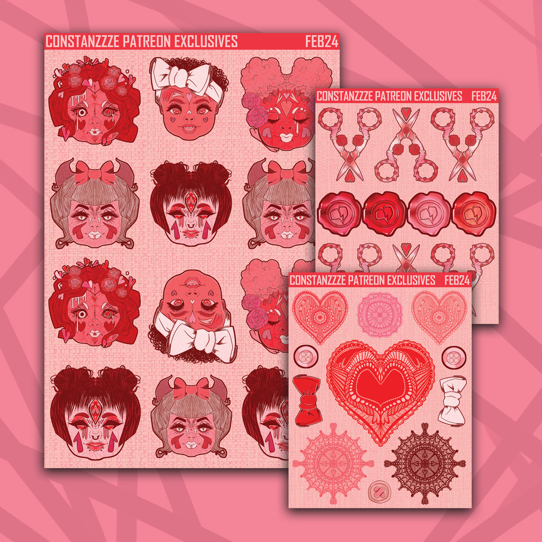 Dollies and Doilies Deco Sticker Sheets