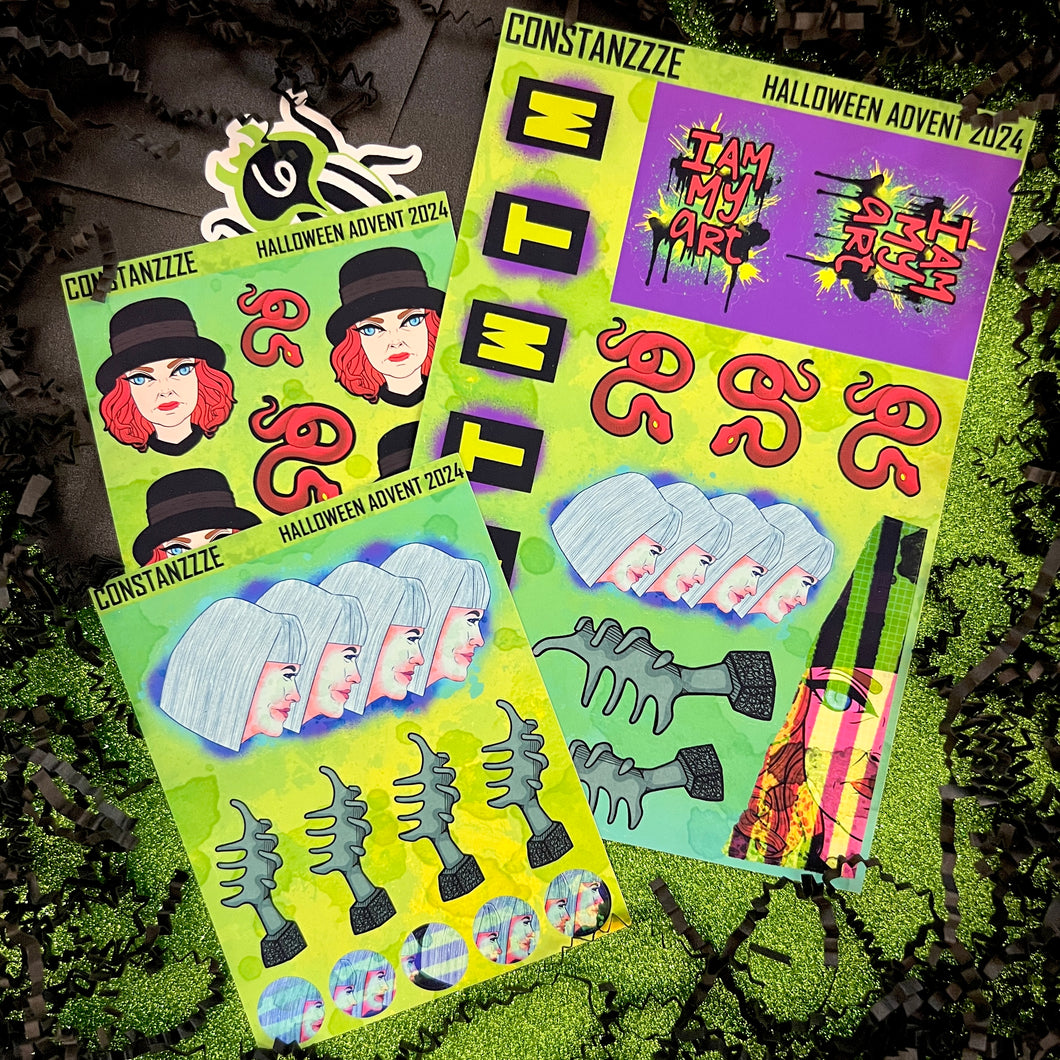 Halloween 2024 Advent Day 6 Sticker Sheets