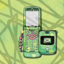 Load image into Gallery viewer, Charm Galaxy Flip Phone
