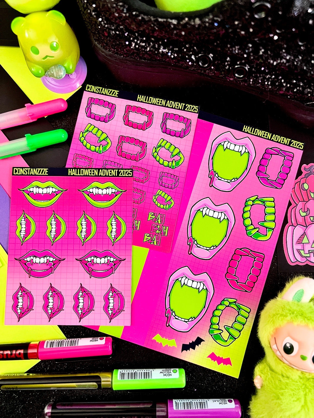 Halloween 2025 Advent Day 7 Sticker Sheets