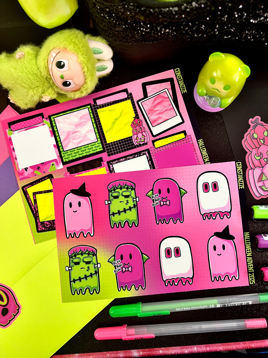 Halloween 2025 Advent Day 11 Sticker Sheets