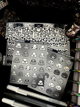 Load image into Gallery viewer, Halloween 2025 BW Advent Day 12 Sticker Sheets
