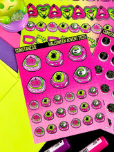 Load image into Gallery viewer, Halloween 2025 Advent Day 2 Sticker Sheets
