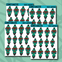 Load image into Gallery viewer, Winter Chibi (DS) Sticker Sheet
