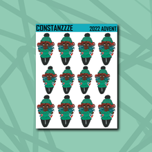 Load image into Gallery viewer, Winter Chibi (DS) Sticker Sheet
