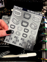 Load image into Gallery viewer, Halloween 2025 BW Advent Day 7 Sticker Sheets
