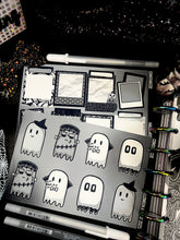 Load image into Gallery viewer, Halloween 2025 BW Advent Day 11 Sticker Sheets
