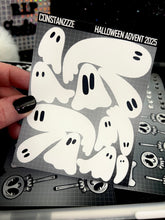 Load image into Gallery viewer, Halloween 2025 BW Advent Day 10 Sticker Sheets
