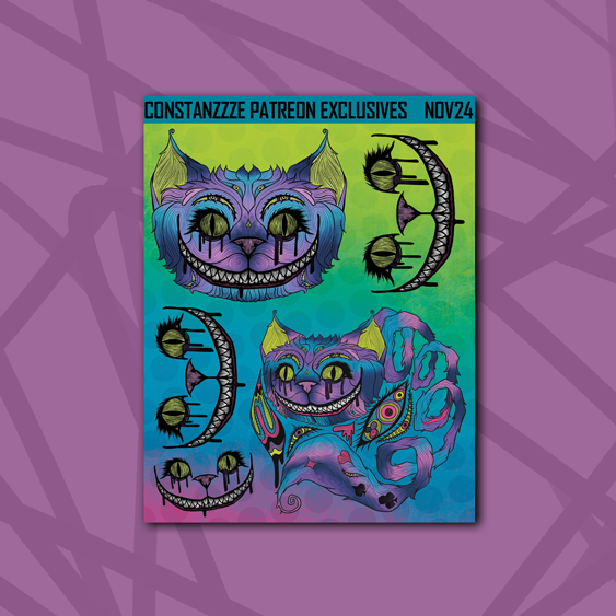 Cheshire Mixed Deco Sticker Sheet