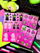 Load image into Gallery viewer, Halloween 2025 Advent Day 9 Sticker Sheets
