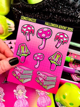 Load image into Gallery viewer, Halloween 2025 Advent Day 9 Sticker Sheets
