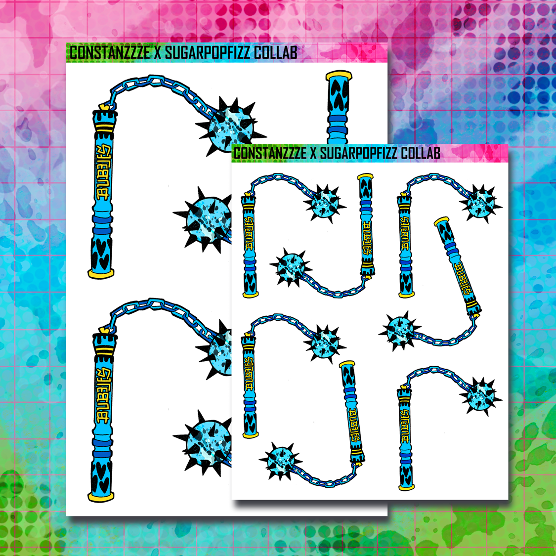 Girl Gang Flail Sticker Sheet – Constanzzze