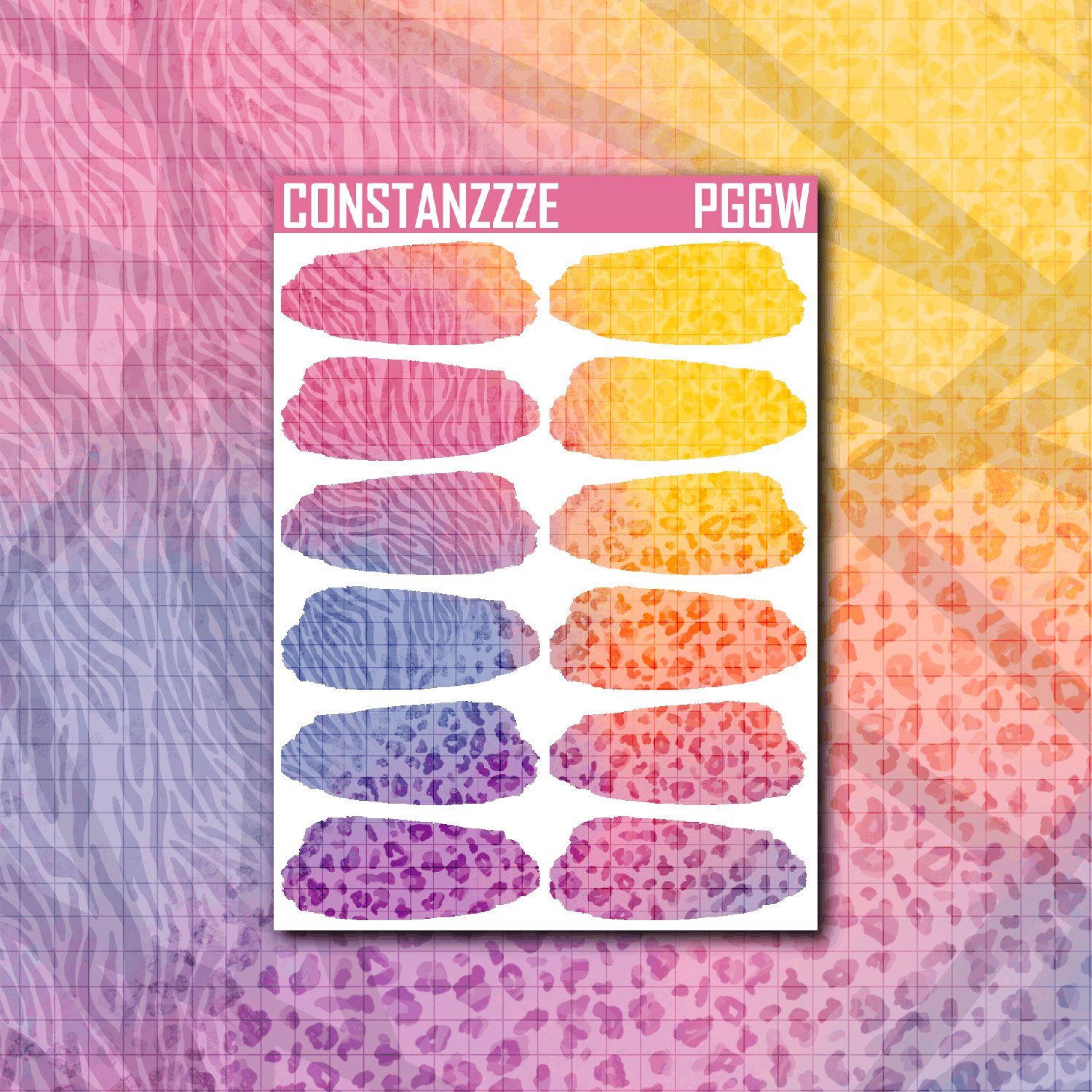 Normal Swach Sticker Wild 2024 Medium Swatch Sticker Sheet – Constanzzze