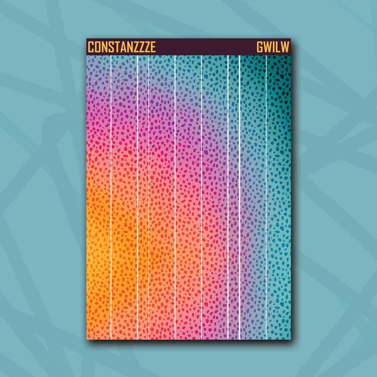 Race to Wild Cheetah Washi Strip Sticker Sheet