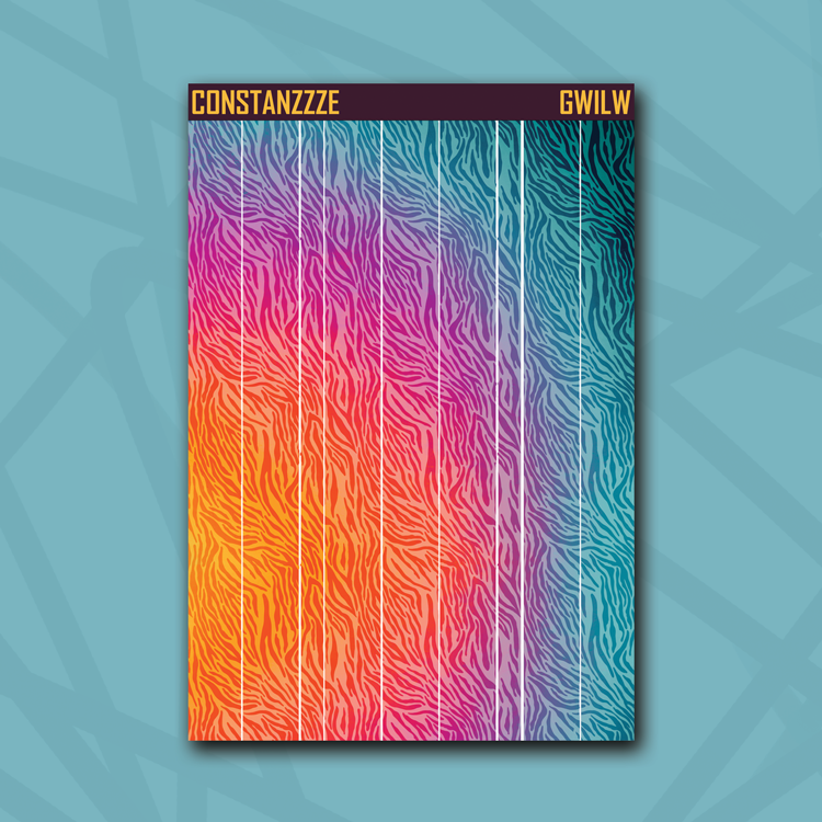 Race to Wild Zebra Washi Strip Sticker Sheet