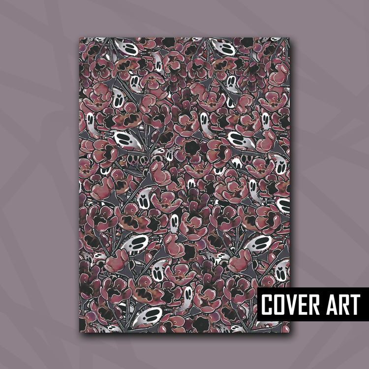Haunted Florals Ghosties Reusable Sticker Book