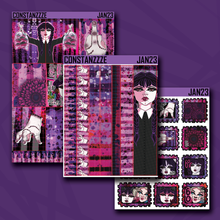 Load image into Gallery viewer, Wednesday Deco Box and Layering Sticker Sheets
