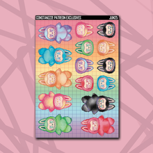Load image into Gallery viewer, BooBoo Deco Sticker Sheets
