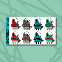 Load image into Gallery viewer, Spooky Winter Ghostie Sticker Sheet
