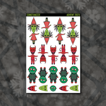 Load image into Gallery viewer, NBC 2023 Advent Day 11 Sticker Sheets
