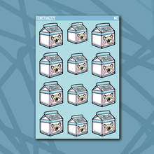 Load image into Gallery viewer, Milkie Carton Sticker Sheet
