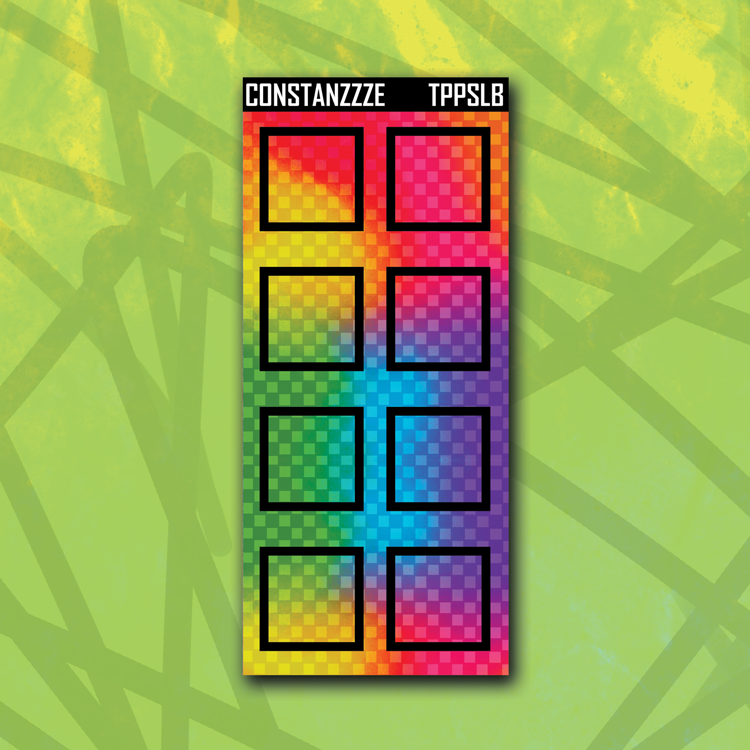 Rainbow Checker Large Sticky Notes