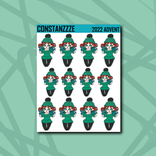 Load image into Gallery viewer, Winter Chibi (LS) Sticker Sheet
