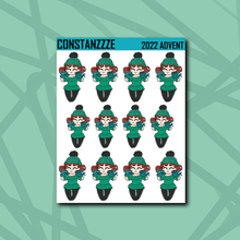 Load image into Gallery viewer, Winter Chibi (LS) Sticker Sheet
