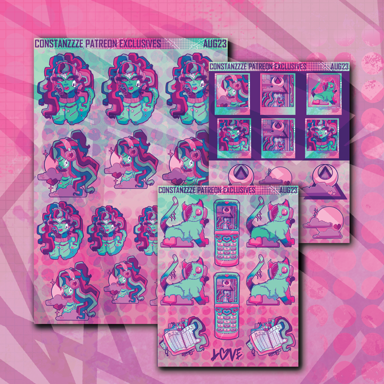 LoFi Love Zombie Deco Sticker Sheets