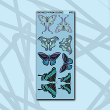 Load image into Gallery viewer, Mystic Moths + Butterflies Deco+ Sticker Sheets
